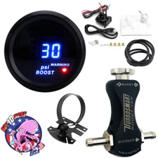 Turbosmart Boost Control Kit Black + 52mm Digital PSI Boost Gauge + Mount - USA