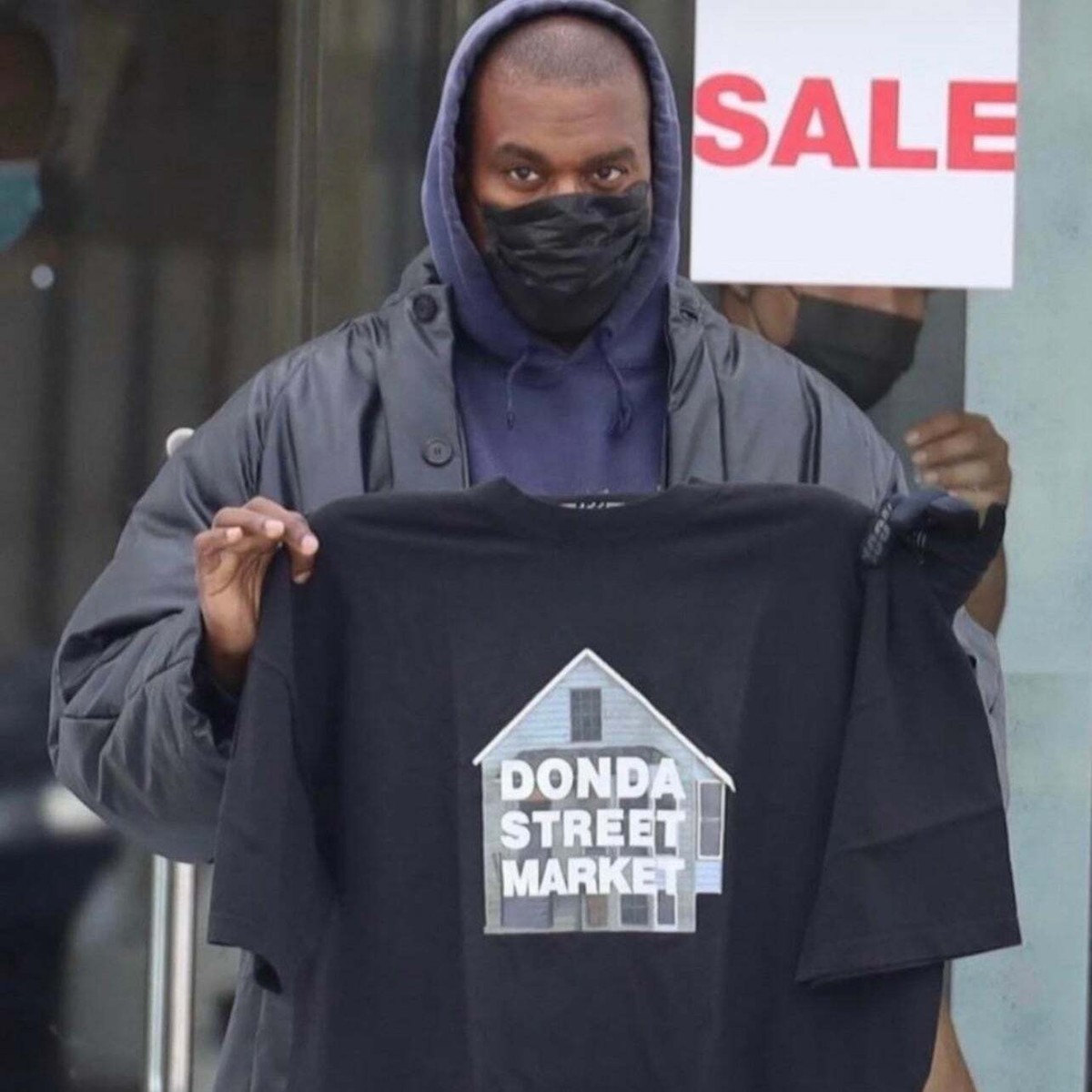 Donda Street Market Tシャツ ブラック Donda Street Market T-Shirt | eBay