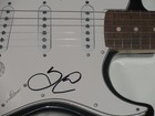 STEPHEN CHRISTIAN SIGNED SUNBURST ELECTRIC GUITAR ANBERLIN PROOF JSA COA  — photo 2