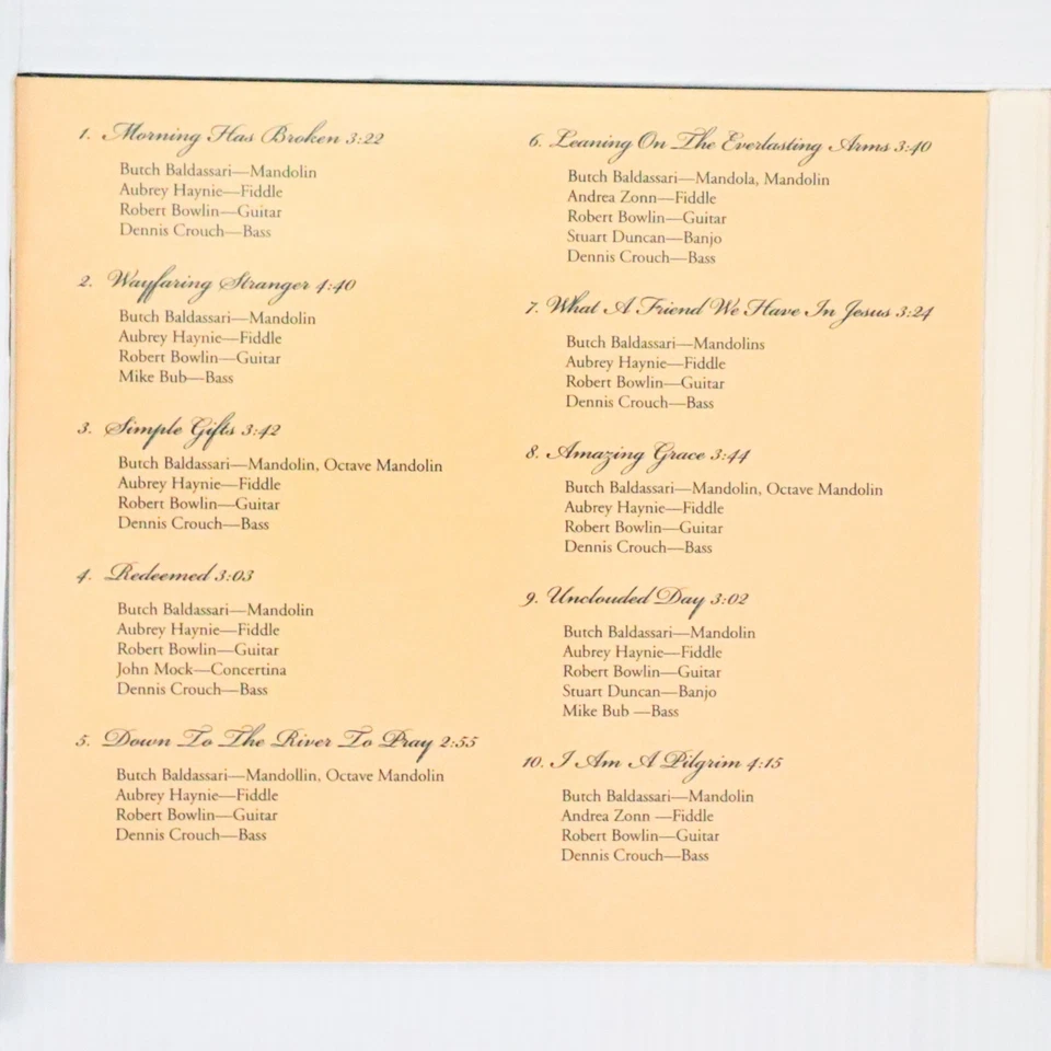 Álbum de música folk country gospel Butch Baldassari - Mandolin Hymns (CD, 2005) Foto 4 de 4