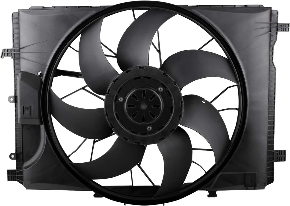 Engine Cooling Fan Assembly For 2010-2014 2016 Mercedes-Benz E350 3.5L 3.0L - Image 2 of 4