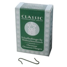 China Made Inge-Glas Green Ornament Hanger Hooks 100 Pieces Per Box