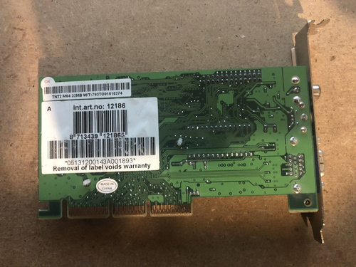 nVidia Riva TNT2 M64 32MB AGP VGA Card - Photo 2/4