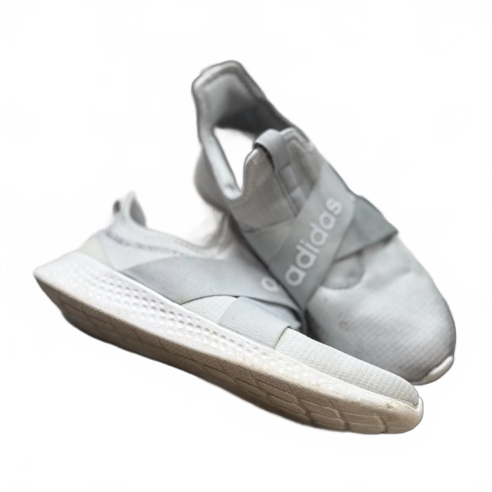 Adidas Puremotion Adapt FX7321 Women's Slip On Halo Silver Size 11 Running Shoes