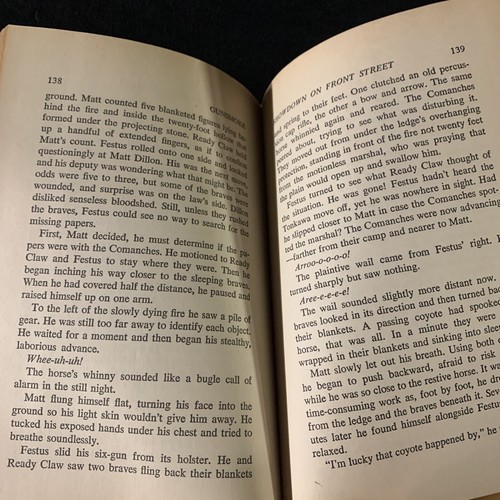 Gunsmoke Showdown on Front Street. Paul S. Newman. HardCover Vintage 1969 GREAT - Picture 8 of 9
