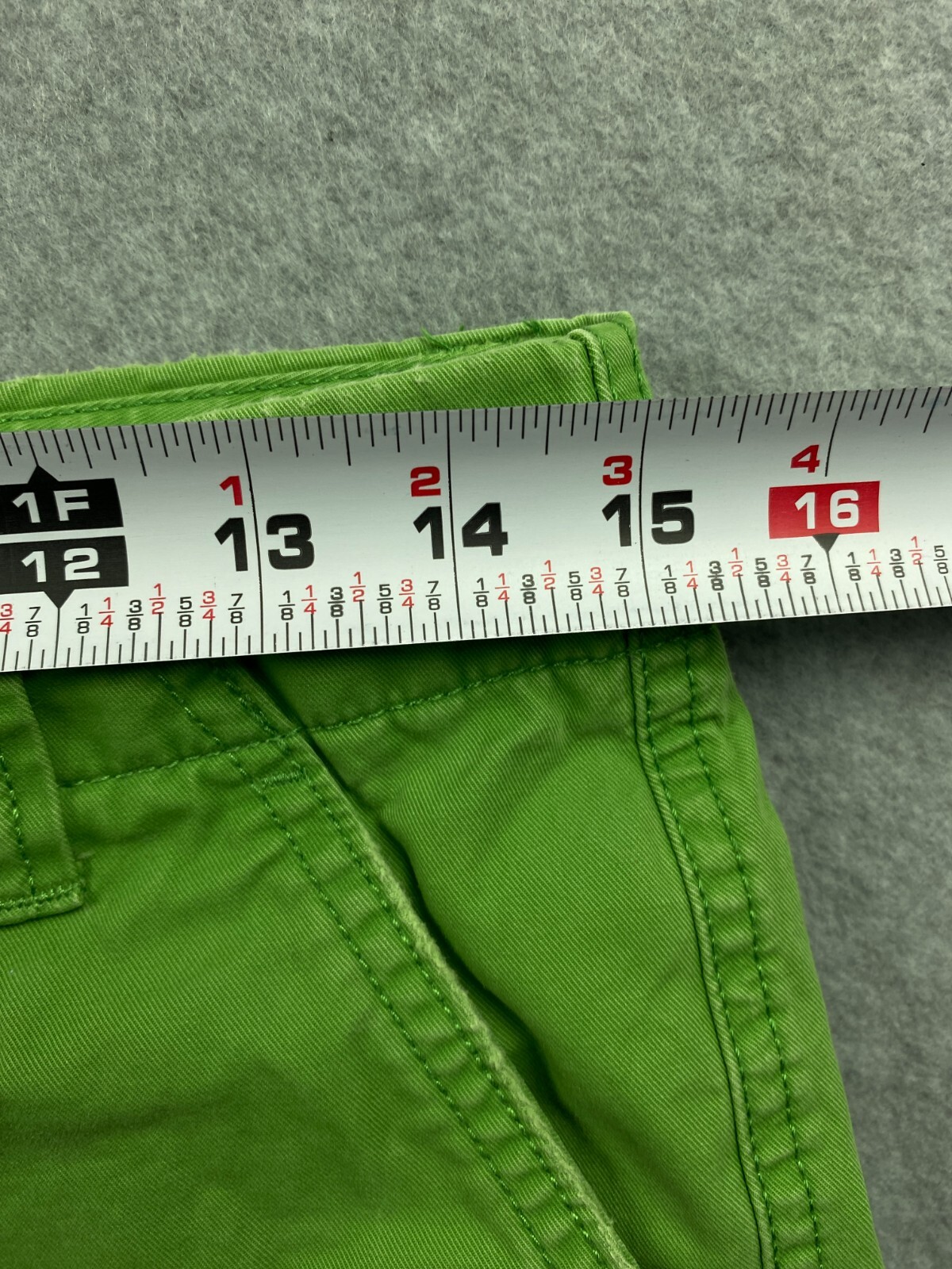 Vtg GAP Women's Size 4 w29 Green Cotton Favorite Chino Shorts image 6