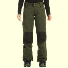 RIDE Women's ROXHILL Snow Pants - Olive Melange / Black - Large - NWT 