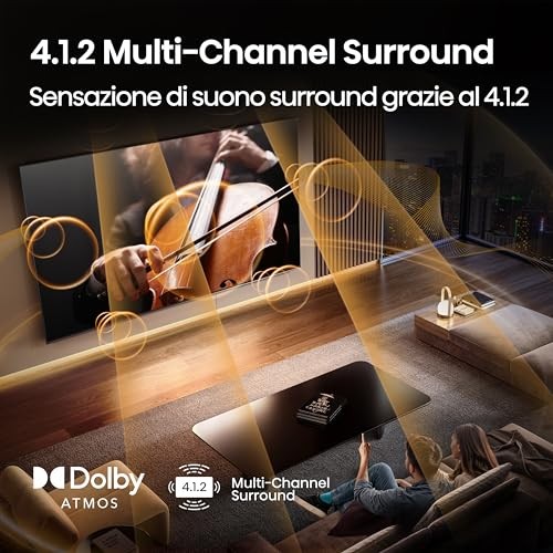 Hisense TV 55" Mini-LED 165Hz 4K 2025 55U8Q, Octagonal Stand, Dolby Atmos Multi- - Imagen 12 de 15