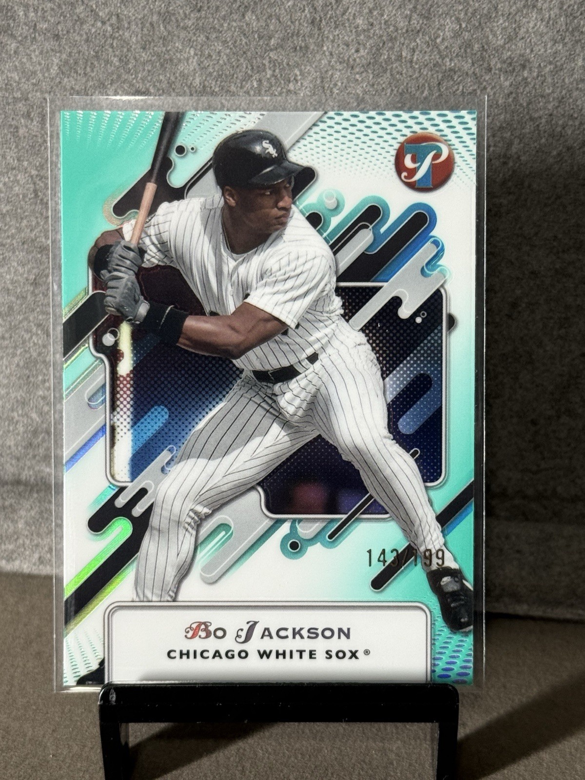 2025 Topps Pristine #61 BO JACKSON Pristine Aqua Refractor /199