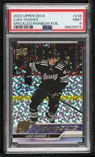 2023-24 Series 1 Young Guns Speckled Foil Luke Hughes #248 PSA 9 MINT Rookie RC