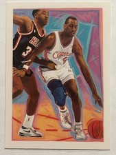 1990-91 NBA Hoops #366 Danny Manning Los Angeles Clippers