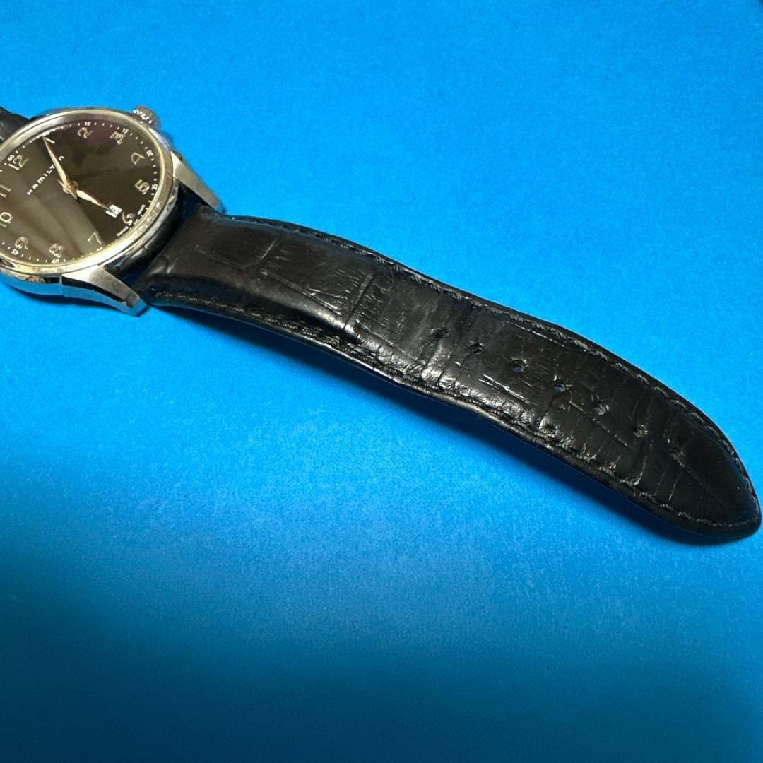 Authentic HAMILTON Jazzmaster Thinline Watch Blac… - image 4