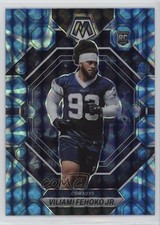 2023 Panini Mosaic Rookies Reactive Blue Prizm Viliami Fehoko Jr #375 0c2