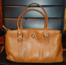 Dooney & Bourke Brown Leather Pebble Purse 