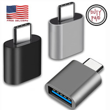 3-Pack USB C to USB Adapter Type C Thunderbolt 4 OTG Converter USB C Male