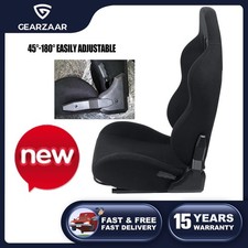 Comfort Universal Adjustable Racing Bucket Seats & Slider Brandnew Race Seats UK