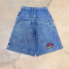 Vintage JNCO Jeans Crown Logo Baggy Denim Jorts Shorts