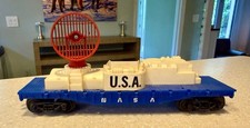 Williams O Scale NASA Flat Car with Satellite...
