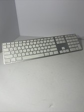 Apple A1243 Tastiera Cablata Alluminio Full Size, Slim, Mac, Originale OEM Testata