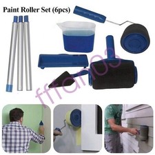 8PCS Paint Runner Pro Brush Set Painting Roller Wall Painting Handle Tools UK
