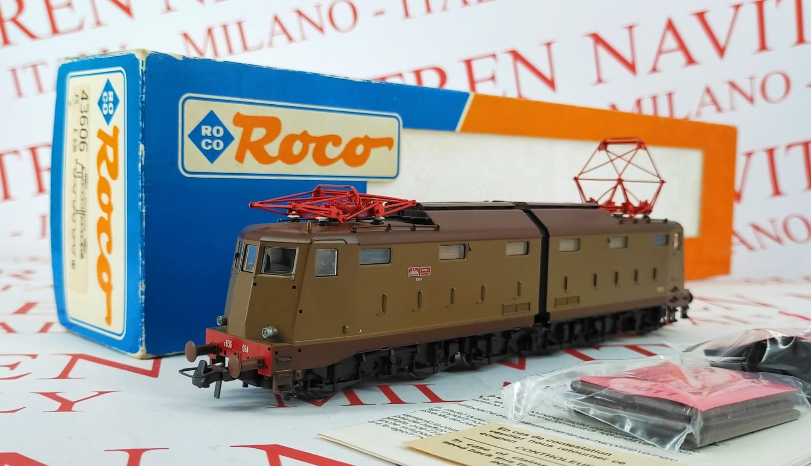 ROCO 43606 - H0 1/87 - LOCO ELETTRICO E 636.064 I DEP. BOLZANO FS - EP.IV