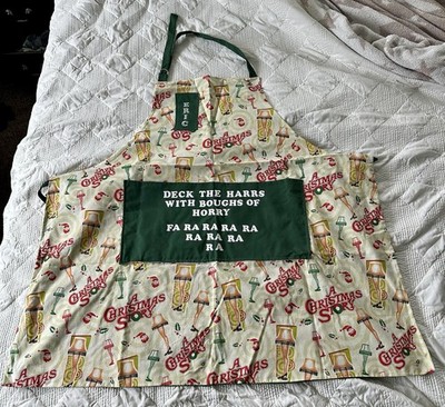 A Christmas Story Cooking/Baking Apron.  Two Pockets