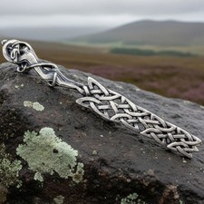 NEW Solid Pewter Celtic Wolf Kilt Pin, Scottish Pin, Scotland Gift, Men's Gift