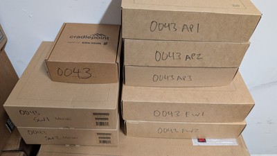 Cradlepoint, Cisco Firewalls, Cisco Access Points, Cisco Meraki Switches