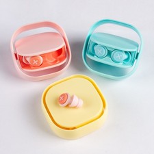Reusable Silicone Ear plugs Snoring Noise Cancelling Soft Sleep Earplug AE
