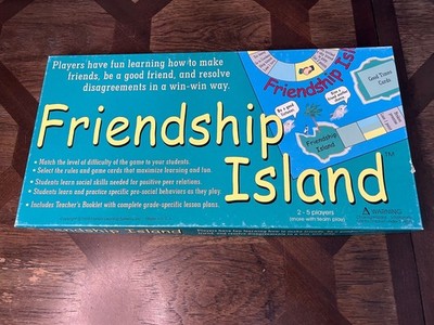 FRIENDSHIP ISLAND BOARD GAME 1998 FRANKLIN LEARNING SYSTEMS CLASSROOMS COMPLETE
