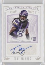 2015 National Treasures Rookie Signatures Silver 7/25 Trae Waynes #195 Auto 03xg