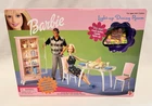 Vintage Mattel Barbie Light Up Dining Room Playset Doll House Furniture NIB 1999
