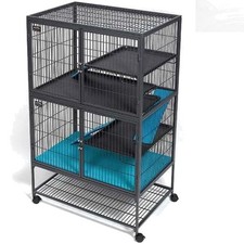 Teal Purple Ferret Nation Bottom Pan Cover Stylish Comfort for Small Pets