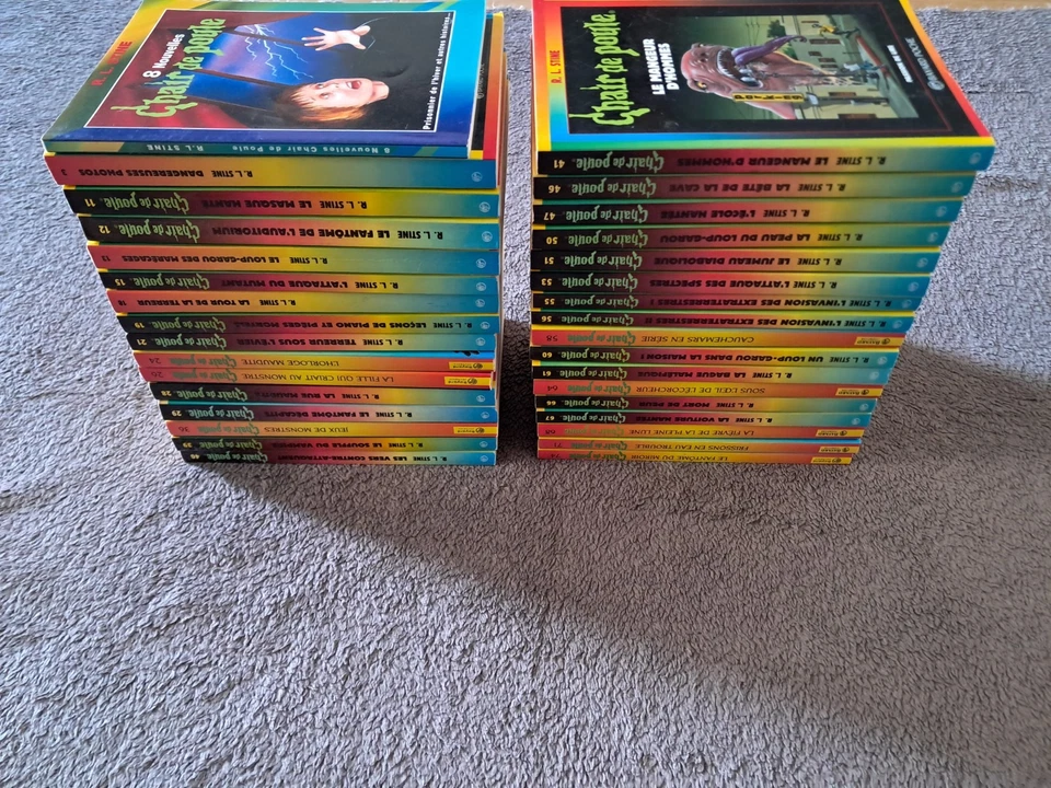 Lot 33 livres Chair de Poule bon état général - Photo 3/4