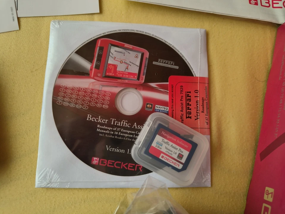 Ferrari Becker Navigationsgerät 7929, Assist Pro Edition OVP mit neuem Accu - Bild 4 von 4
