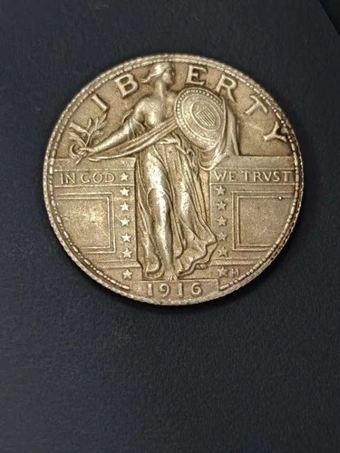 ---1916 Standing Liberty Quarter High relief version As shown in the figure---