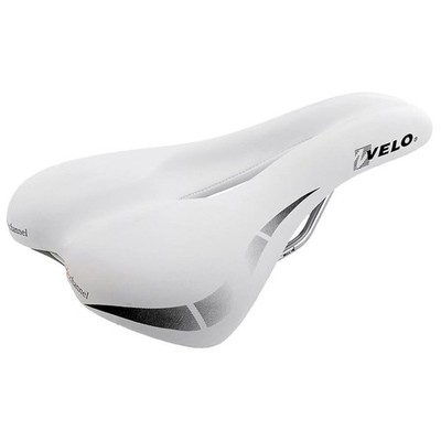Velo WC Touring Saddle 270 x 175mm 358g - White 250338
