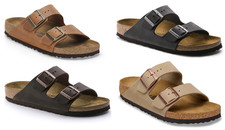 Birkenstock Men's Arizona Oiled Leather Sandals