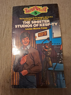 Twist a Plot 5 Sinister Studios von KESP-TV Wählen Sie Ihr Abenteuer Vintage Buch