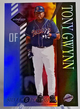 2003 Leaf Limited Tony Gwynn Silver Spotlight Refractor /100 #164 Padres