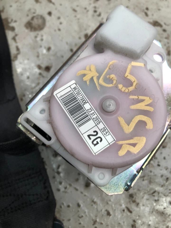 Cinturón seguridad trasero peugeot partner tipi 96700779xx ns lado izquierdo 2015 monovolumen s65 Foto 4 de 4