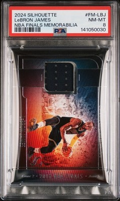 PSA 8 - 2024-25 Silhouette LeBron James 2016 NBA Finals Patch Game 