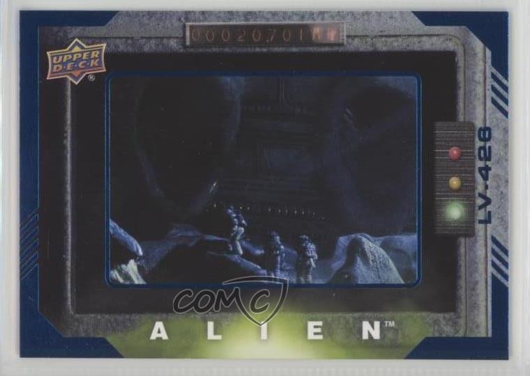 2017 Upper Deck Alien Movie Blue Foil Modern 18/99 Into Second Position #17 0qg1
