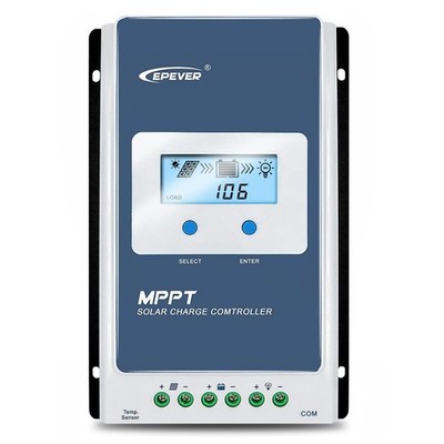 10A MPPT Solar Charge Controller 12V/24V Auto Max PV 100V Battery Regulator