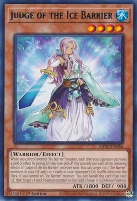 Judge of the Ice Barrier - MP22-EN066 - Rare - 1st Edition Near Mint, English Yu