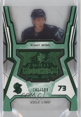 2021-22 SPx Finite Rookies Green 141/199 Kole Lind #F-24 RC z6b