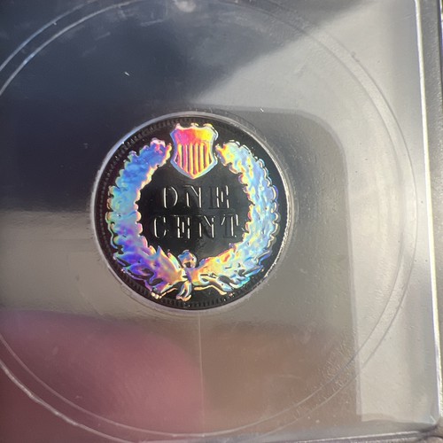 1906 Indian Head Cent Penny 1 Of 500 Ruthenium And Hologram - Picture 4 of 5