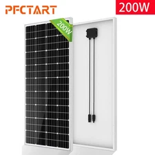 200W 12V Solar Panel High Efficiency Moncrystalline PV Module For RV Boat Home