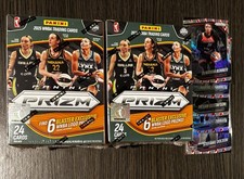 2025 WNBA Prizm Blaster Box Lot Of 2 Dicks DSG WNBA Logo +5 Logo Cards