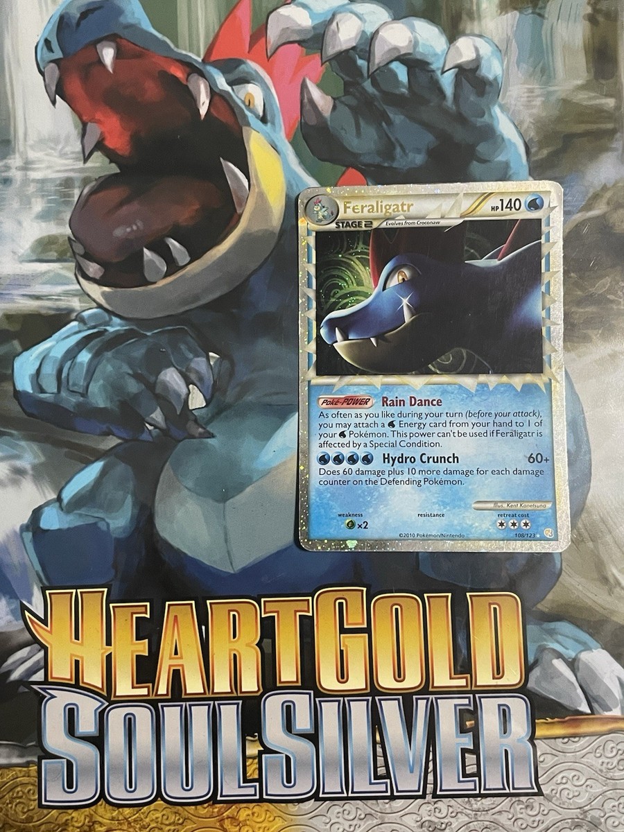Pokemon TCG Feraligatr Prime Ultra Rare Heart Gold Soul Silver 108